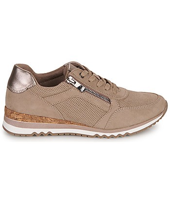 Baskets basses femmes Marco Tozzi ICOM Beige