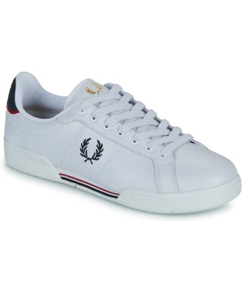 Baskets basses hommes Fred Perry B722 LEATHER Blanc