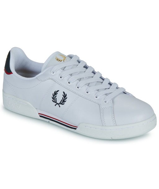 Baskets basses hommes Fred Perry B722 LEATHER Blanc