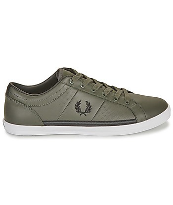 Baskets basses hommes Fred Perry BASELINE PERF LEATHER Kaki