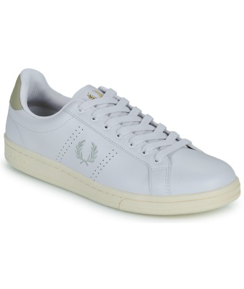 Baskets basses hommes Fred Perry B721 LEATHER Blanc