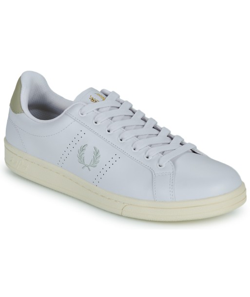 Baskets basses hommes Fred Perry B721 LEATHER Blanc