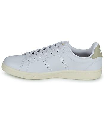 Baskets basses hommes Fred Perry B721 LEATHER Blanc