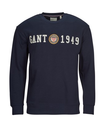 Sweat-shirt hommes Gant CREST C-NECK Marine