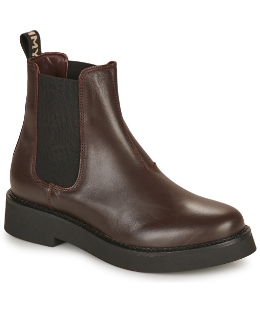 Boots femmes Tommy Jeans TJW CHELSEA FLAT BOOT Marron