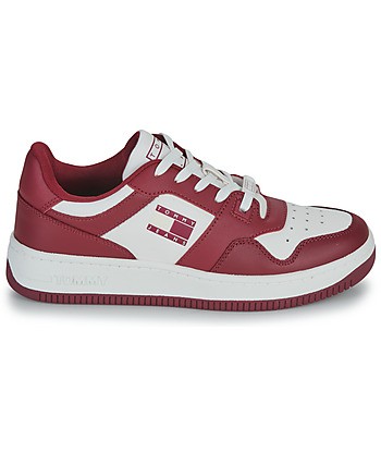 Baskets basses femmes Tommy Jeans TJW RETRO BASKET LEATHER Blanc