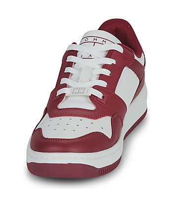 Baskets basses femmes Tommy Jeans TJW RETRO BASKET LEATHER Blanc