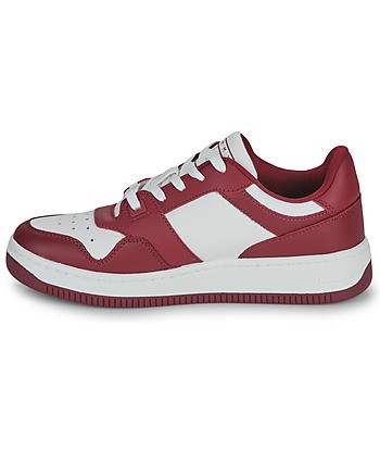 Baskets basses femmes Tommy Jeans TJW RETRO BASKET LEATHER Blanc