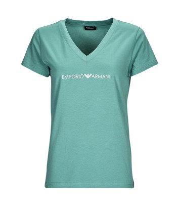 T-shirt femmes Emporio Armani ICONIC LOGOBAND Bleu