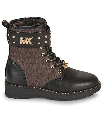 Boots enfant filles MICHAEL Michael Kors HASKELL STUDS Noir