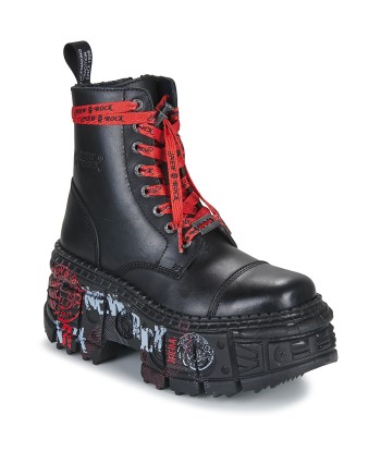 Bottines femmes New Rock M-WALL126CCT-C1 Noir