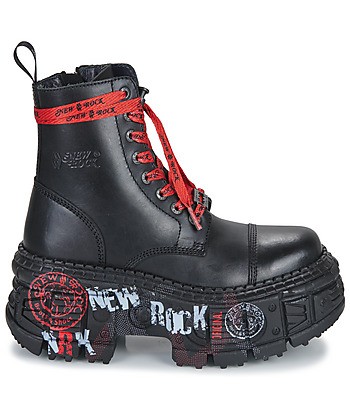 Bottines femmes New Rock M-WALL126CCT-C1 Noir