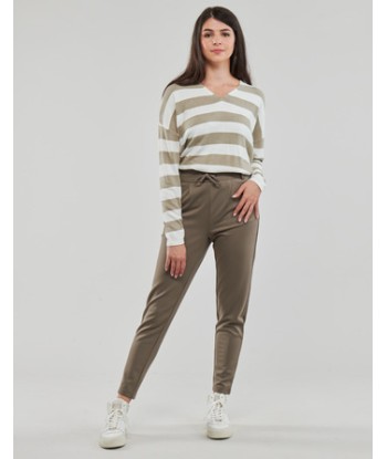 Chinots femmes Only ONLPOPTRASH LIFE EASY COL PANT PNT Marron