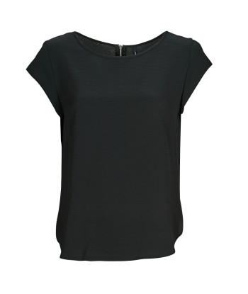 T-shirt femmes Only ONLVIC S/S SOLID TOP PTM Noir