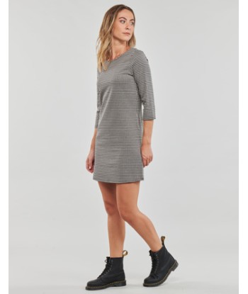 Robe courte femmes Only ONLBRILLIANT 3/4 CHECK DRESS JRS Noir