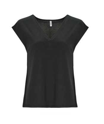 T-shirt femmes Only ONLFREE S/S MODAL V-NECK TOP JRS Noir