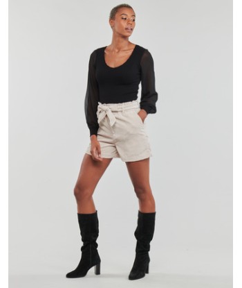 Short femmes Only ONLVIOLA HW PB BELT CORD SHORTS TLR Beige