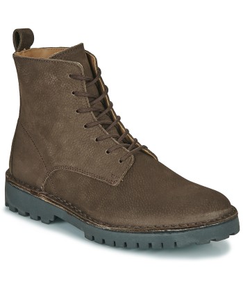 Boots hommes Selected SLHRICKY NUBUCK LACE-UP BOOT B Marron