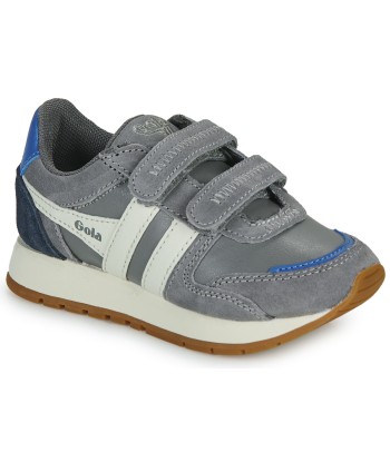 Baskets basses enfant garcons Gola Austin Pure Strap Gris