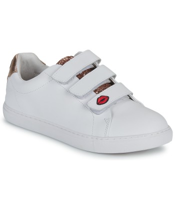 Baskets basses femmes Bons baisers de Paname EDITH SUPER MOM Blanc