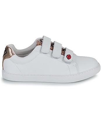 Baskets basses femmes Bons baisers de Paname EDITH SUPER MOM Blanc