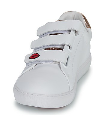 Baskets basses femmes Bons baisers de Paname EDITH SUPER MOM Blanc