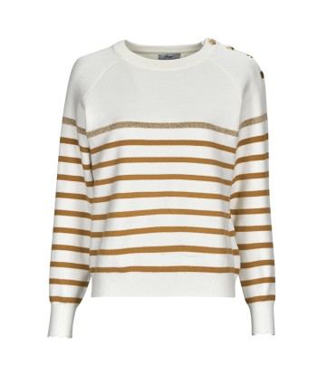 Pull femmes Betty London STRANDY Blanc