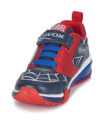 Baskets basses enfant garcons Geox J BAYONYC BOY D Marine