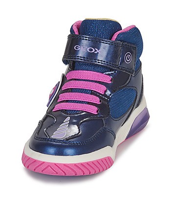 Baskets montantes enfant filles Geox J INEK GIRL B Marine