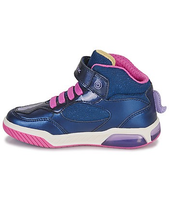 Baskets montantes enfant filles Geox J INEK GIRL B Marine