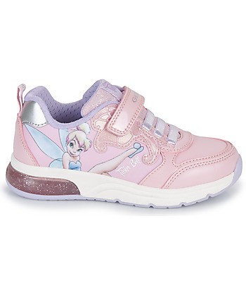 Baskets basses enfant filles Geox J SPACECLUB GIRL C Rose