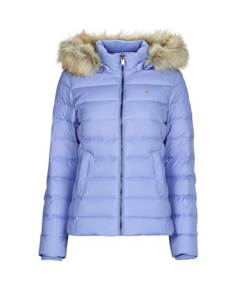 Doudounes femmes Tommy Jeans TJW BASIC HOODED DOWN JACKET Bleu