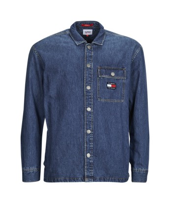 Chemise hommes Tommy Jeans TJM CLASSIC DENIM OVERSHIRT Bleu