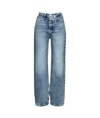 Jeans mom femmes Tommy Hilfiger RELAXED STRAIGHT HW LIV Bleu