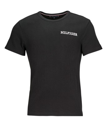T-shirt hommes Tommy Hilfiger SS TEE Noir