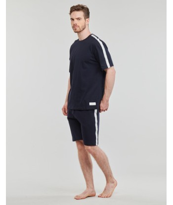 T-shirt hommes Tommy Hilfiger SS TEE LOGO Marine