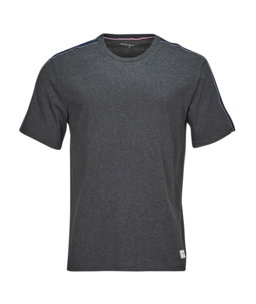 T-shirt hommes Tommy Hilfiger SS TEE LOGO Gris