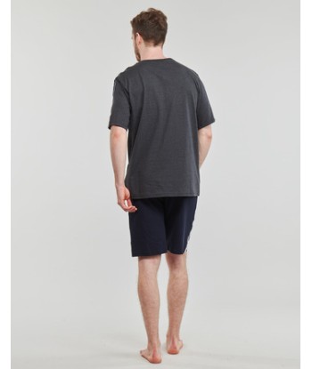 T-shirt hommes Tommy Hilfiger SS TEE LOGO Gris