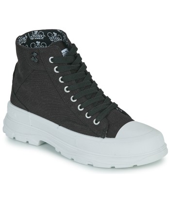 Baskets montantes femmes Le Temps des Cerises LINA Noir