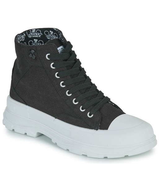 Baskets montantes femmes Le Temps des Cerises LINA Noir