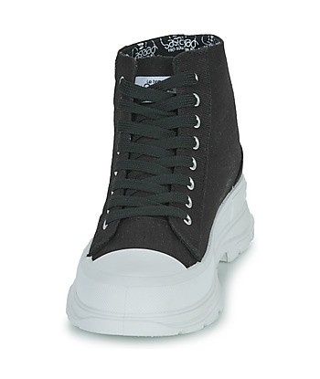 Baskets montantes femmes Le Temps des Cerises LINA Noir