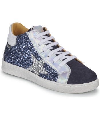 Baskets montantes enfant filles Citrouille et Compagnie MISTELLE Bleu