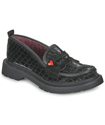 Mocassins femmes Irregular Choice LOVE A LOAF Noir