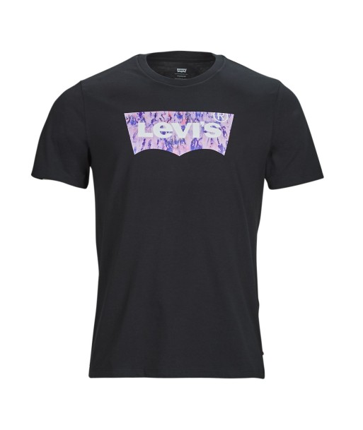 T-shirt hommes Levis GRAPHIC CREWNECK TEE Noir