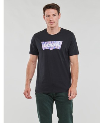 T-shirt hommes Levis GRAPHIC CREWNECK TEE Noir
