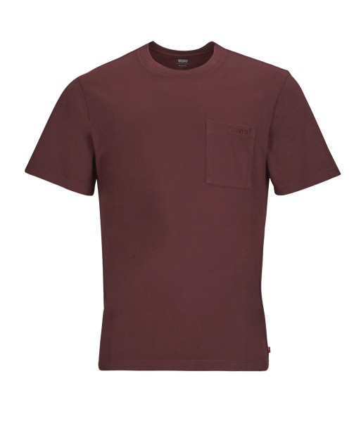 T-shirt hommes Levis SS POCKET TEE RLX Marron