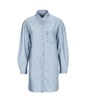Robe courte femmes Levis RHEA SHIRT DRESS Bleu