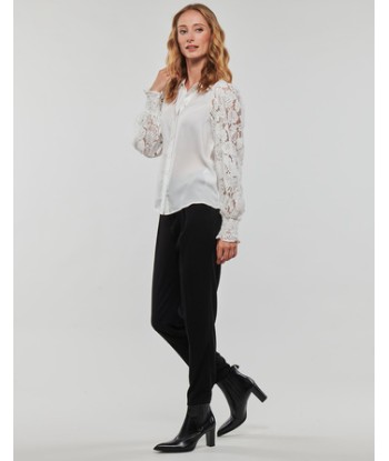 Chemise femmes Vero Moda VMCABENA L/S SHIRT WVN BTQ Blanc