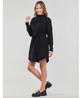 Robe courte femmes Noisy May NMCITY AVA L/S SHORT DRESS NOOS Noir