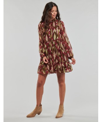 Robe courte femmes Only ONLPAM LIFE L/S HIGHNECK DRESS PTM Marron